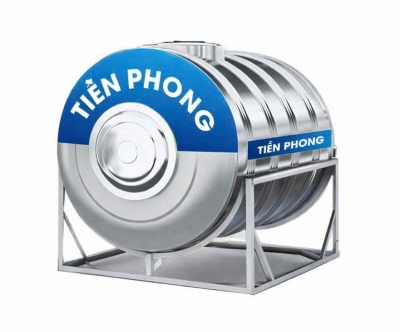 Bồn Inox 5000 lít ngang Tiền Phong