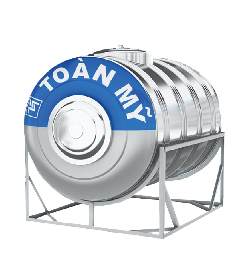 Bồn inox Toàn Mỹ 500 lít ngang